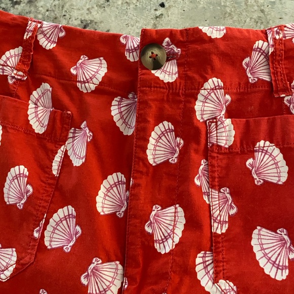 Anthropologie | Maeve • The Colette Red Sea Shell Pants - Picture 14 of 15